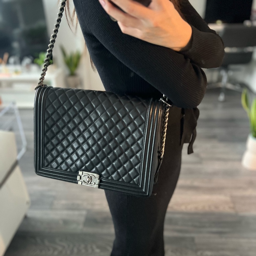 [Authentic] CHANEL BOY HANDBAG XL